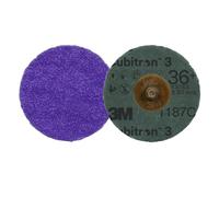 3M Cubitron 3 Roloc disque fibre 1187C, 76 mm, 36+ x200 morceau
