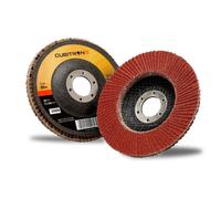 3M Cubitron II Disque à lamelles 967A, 125 mm, 22,23 mm, 80+, plat #65071 x10 morceau