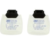 3M D3125 Secure Click P2 R Filtre à particules 2 pc(s)