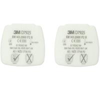 3M D7925 Secure Click D7925 P2 R Filtre à particules 4 pc(s)
