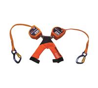 3M DBI-SALA Dispositif d'assurage en hauteur Nano-Lok Edge Twin, testé sur arête, longueur : 2,4 m, sangle Dyneema 20 mm, mousqueton de sangle Trilock, 2 mousquetons Twist-Lock en aluminium ouverture