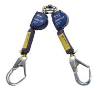 3M DBI-SALA Nano-Lok XL Twin appareil antichute, longueur 2,98 m, boîtier plastique, mousqueton acier Twist-Lock sur le boîtier ouverture 19 mm, amovible Alu Twist-Lock sur la sangle ouverture 52 mm, 