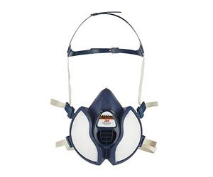 3M Demi-Masque sans Maintenance 4251+, Filtres FFA1P2 R D, Taille Unique | Vapeur organique, Multicolore, EN 405, 1 par Paquet