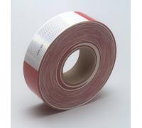 3M Diamond Grade marquage de contour 983-326, rouge / blanc, 50,8 mm x 45,7 m x1 morceau