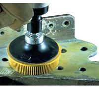 3M Disque à brosse RD-ZB Roloc Bristle Disc Diamètre 50,8mm Granulométrie 80 Scotch Brite jaune - 7525
