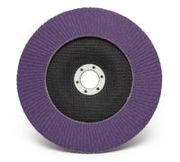 3M Disque à lamelles 769F, 125 mm, 22,23 mm, P120+, conique x10 morceau