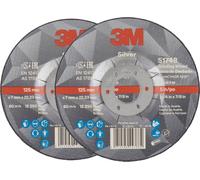 3M disque abrasif argent, T27, 125 × 7 mm, 2 pièces, 51748