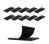 3M Dual Lock 5 cm x 10 cm 10 Pcs Noir | Refermable, Ruban de Verrouillage Robuste en Forme de Champignon Crochet Adhésif Ruban de Montage, Support EZ-Pass Intérieur