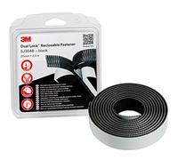 3M Dual Lock SJ354B, solutions de fixations amovibles - excellente adhésion sur les plastiques comme le polypropylène, polyéthylène, ABS, PVC (rigide), Polycarbonate - 25mm x 2.5m, 5.7mm (1 blister)