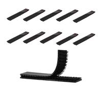 3M Dual Lock SJ3550 1.27 cm x 7.62 cm 10 pièces Noir Fermeture refermable Ruban de verrouillage robuste en forme de champignon Crochet adhésif Ruban de montage pour support EZ-Pass intérieur