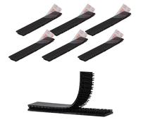 3M Dual Lock SJ3550 attaches refermables noires Lot de 6 1.27 cm x 7.62 cm ruban de verrouillage robuste en forme de champignon ruban de fixation à crochet pour porte-carte EZ Pass intérieur