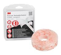 3M Dual Lock Fermeture à pression SJ3560B Translucide 25,4 mm x 2,5 m Haute résistance thermique