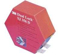 3M Dual Lock SJ356D, solutions de fixations amovibles - conçu pour donner un aspect translucide (verre, verre acrylique (PMMA), Polycarbonate) - translucide, 2 x 25mm x 5m, 5.7mm (1 pièce)