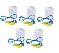 3M E-A-R Ultrafit X UF01014 Lot de 5 bouchons d'oreille réutilisables avec cordon SNR = 35 dB