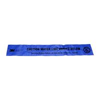 3M Electronic Marking System (EMS) bande d'avertissement de danger 7903, bleu, 152 mm, eau, rouleau de 152 m, 1 rouleau par paquet x1 morceau