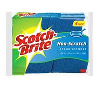 3M Éponges Scotch-Brite: Non-Scratch Sponge / 4-Pack (Bleu) Non-Scratch