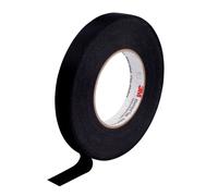 3M ET 11 Bande tissée en acétate, noir, 6 mm x 66 m, 0,18 mm x1 morceau