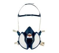Demi-masque jetable à filtres intégrés 4277 ABE1P3R vapeurs organiques et gaz acides - 3M - 7100113102
