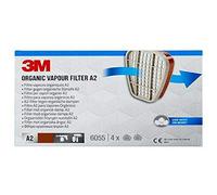 3M Filtre à vapeur organique 6055 A2 pour les séries 6000 E 6500, 4PR/PK