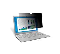 3M Filtre Confidentialité 12.5" Widescreen - Film de Protection LCD Anti-reflet, Noir - Dimensions 277x156mm, Format 16:9 - Fixation par Bandes