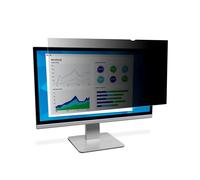 3M Filtre de confidentialité 17" (43.2cm) 5:4 - Noir, bords droits, anti-reflet, anti-traces, angle de vue 60°, 338x271mm, LCD, résistant rayures