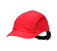 3M™ First Base™ 3 Casquette antiheurt 2030616, Classic, rouge, visière réduite, 55 mm