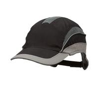 3M First Base 3 Casquette antiheurt 2031217, Elite, noir/gris