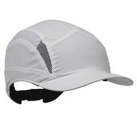 3M First Base 3 Classic - Casquette antichoc blanche - visière raccourcie 55 mm, EN812 x20 morceau