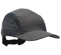 3M First Base 3 Classic - Casquette antichoc en gris - visière standard 70 mm, EN812 x20 morceau