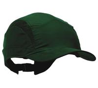 3M First Base 3 Classic - Casquette antichoc vert foncé - visière raccourcie 55 mm, EN812 x20 morceau