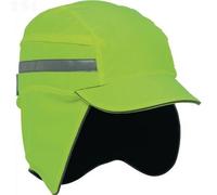 3M First Base 3 Winter - Casquette antichoc jaune de signalisation - visière courte 55 mm, EN812 x20 morceau
