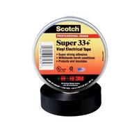 Ruban isolant Scotch® Super 33 Scotch SUPER33+-19X6 noir (L x l) 6 m x 19 mm résine caoutchouc