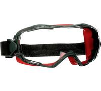 3M GG6001SGAF-RED Lunettes intégrales avec protection anti-buée, avec protection anti-rayures rouge EN 166, EN 170 DIN 166, DIN 170