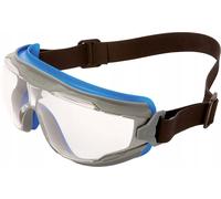 3M Goggle Gear 500 GG501NSGAF-BLU Lunettes-masque avec protection anti-buée bleu, gris DIN EN 166 (GG501NSGAF-BLU)