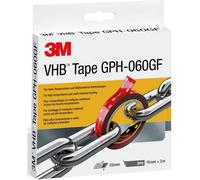 3M Ruban adhésif VHB GPH-060GF – gris 19 mm x 3 m, 0,6 mm – 1 rouleau