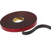 3M GTE6212F ruban adhésif acrylique, gris, 12 mm x 66 m, 1,2 mm x1 morceau