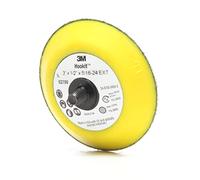 3M Hookit 2700 Patin de disque - Pour disques à crochet et à boucle - Utilisation avec ponceuses orbitales, ponceuses rotatives, meuleuses d'angle - 7,6 x 1,27 cm x 0,6 cm x 0,5 cm - 24 extérieur