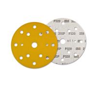 3M Hookit Gold Premium 255P+, 150 mm, P220, perforé 15 fois #50448 x100 morceau