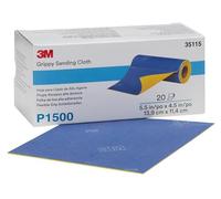 3M Hookit Grippy Sanding Cloth, 139 mm x 114 mm, P1500, 35115
