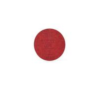 3M Hookit Lot de 50 disques abrasifs rouges 01261, sans trou, 15,2 cm, grade 80+, pour ponçage automatique, ponçage d'apprêt, ponçage E-Coat