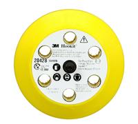 3M Hookit plateau d'appui, 75 mm x 19 mm, 6 trous, taille du filetage : 1/4-20 EXT x10 morceau