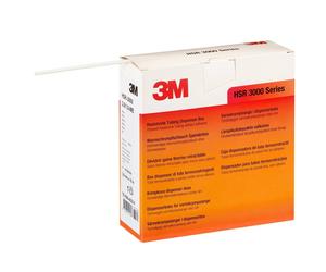 3M HSR 3000 Gaine thermorétractable à paroi mince en rouleau, blanche, 3/1 mm, 10 m x45 morceau