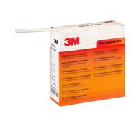 3M HSR 3000 Gaine thermorétractable à paroi mince en rouleau, blanche, 9/3 mm, 7 m x15 morceau