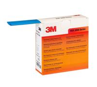 3M HSR 3000 Gaine thermorétractable à paroi mince en rouleau, bleu, 24/8 mm, 5 m x3 morceau