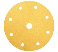 3M I00528 - Caja de 100 discos de 150 mm de papel C autoadherente con abrasivo AlOx y antiembozante (8 agujeros; grano 320)