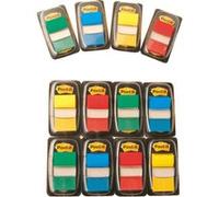 [Ref:680-P12] POST-IT Marque-pages Index, 25,4 x 43,2 mm, lot de 8+4 offert