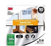 3M Joint d’isolation Porte et fenêtre (mauvais état) 2–4,5 mm 6 m Marron