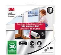 3M Joint d’isolation pour porte et fenêtre 2,5–6,5 mm 6 m Blanc — Très mauvais état