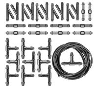 3M Kit de réparation universel pour lave-glace avec 30 raccords de tuyau, tuyau d'automobile, tuyau isolant, tuyau de lave-glace universel