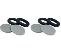 3M Kit d'hygiène PELTOR™ pour casque antibruit X1-A / X1-P3E, référence HYX1, Noir (Lot de 2)